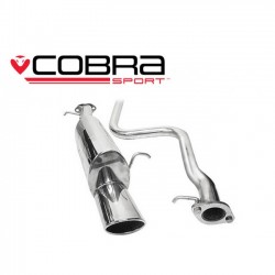 FD34 Cobra Sport Ford Fiesta Mk6 Zetec 2002-07 Cat Back System (Non-Resonated), Cobra Sport, FD34